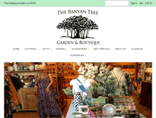 Tablet Screenshot of banyantreeboutique.com